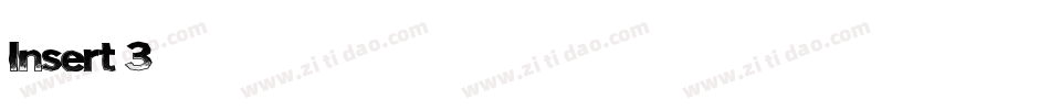 Insert 3字体转换